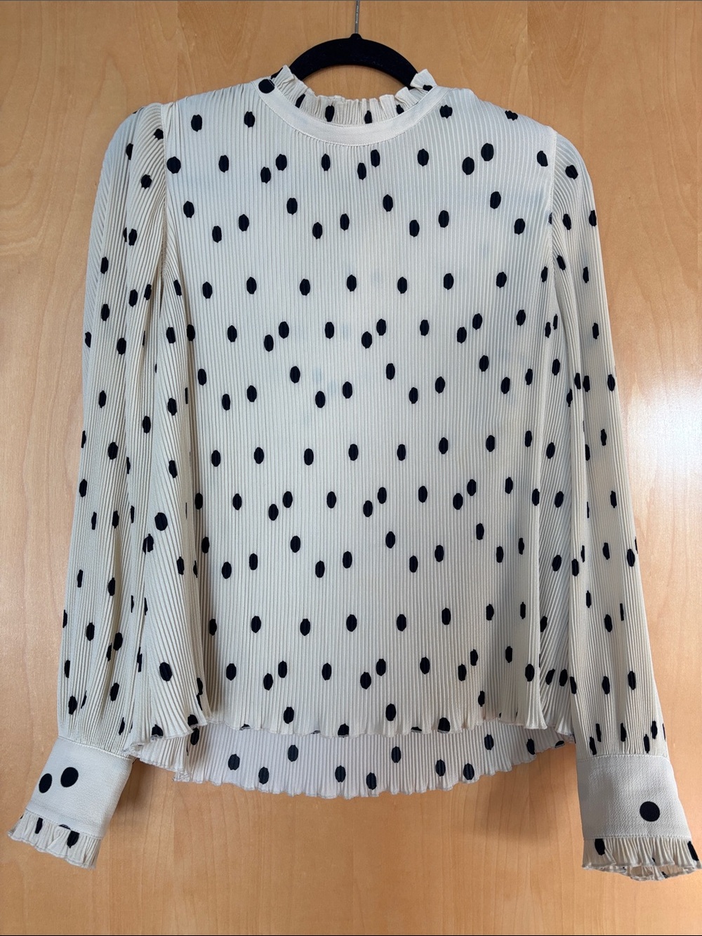 Sezane Rosalinda Polka Dot Blouse